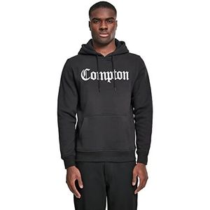 Mister Tee Compton Hoody met capuchon voor heren, met opdruk van de Compton belettering op de borst