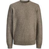 JACK & JONES Jprblawilson Knit Crew Neck, brindle, L