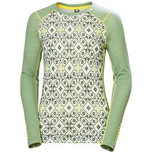 Helly Hansen W LIFA Merino Midw Gra Crew Dames Jade 2.0 St