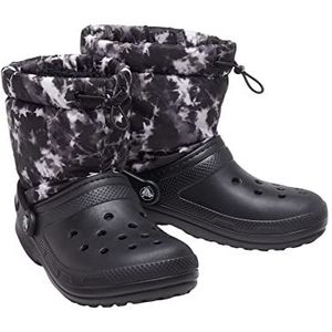 Crocs Klassieke gevoerde Neo Puff Boot voor heren en dames | Winterlaarzen, Gebleekte Tie Dye, 6 Women/4 Men