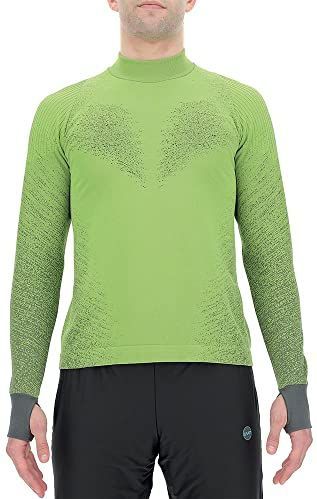 Shirt UYN Men Running Exceleration L/STurtle Neck Yellow Fluo Black