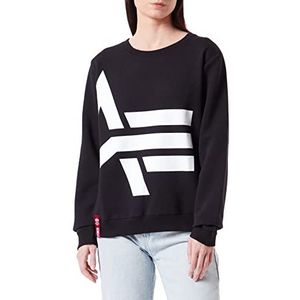 Alpha Industries Sweater Met Zijdelings Logo dames Black