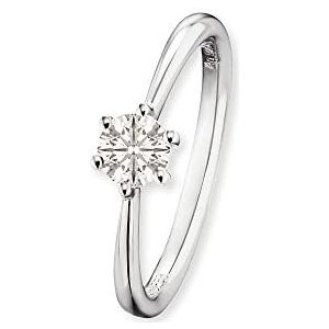 Engelsrufer Dames solitaire ring 925 sterling zilver zirkonia '- ringmaat 54 ERR-SHINY-ZI-54