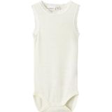 Merino Wol - Romper - Mouwloos - Drukknoopsluiting - Uniek Design
