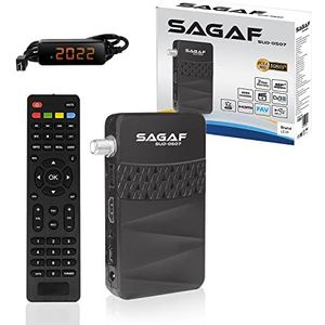 LEYF & Sagaf SUD-0507 Mini Sat Receiver DVB-S2 Full HD 1080p digitale ontvanger (HDTV, Scart, USB)