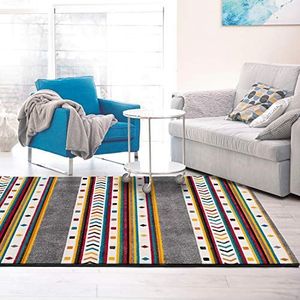 Universal Modern tapijt Badari, etnisch, meerkleurig, 100% polypropyleen, 160 x 230 cm