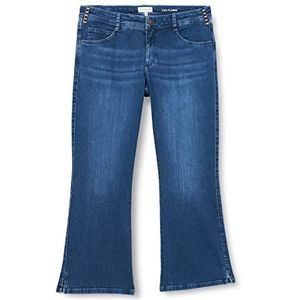 TRIANGLE Damesjeans, Flared eLeg, blauw, 44