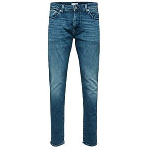 Selected Homme Male Slim Fit Jeans Middelblauw, blauw (medium blue denim), 38W x 32L