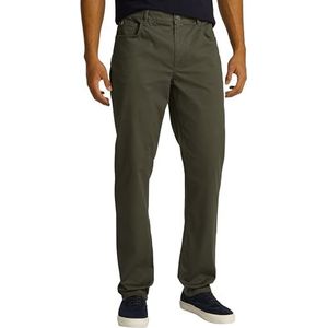 Tommy Hilfiger Heren Denton 5PKT bedrukte structuur MW0MW37716 5 pocket broek, kaki, 28W/28L, Khaki (Legergroen), 28W x 28L