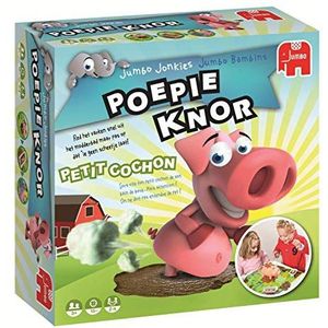 Jumbo Poepie Knor - Red het varken snel uit het modderbad! Geschikt voor 2-4 spelers vanaf 3 jaar