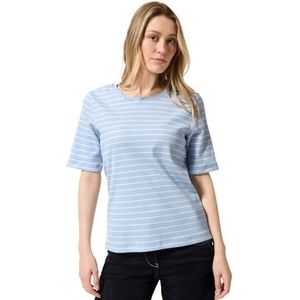 T-shirt - Ronde Hals - Korte Mouwen - Katoenmix met Stretch