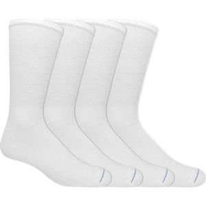 Dr. Scholl's Casual sokken voor heren, verpakking van 4 stuks, wit, Einheitsgröße Big Tall