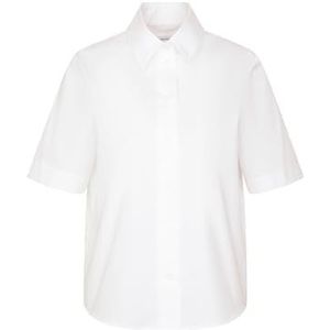Seidensticker - Overhemdblouse - Wit - 1/2 Kraag Uni