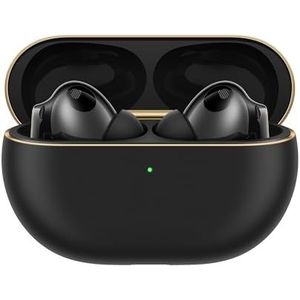HUAWEI FreeBuds Pro 4 Headphones, Bluetooth-Headphones, Premium geluid, Stabiele & heldere gesprekken, Intelligent Dynamic ANC, Silver String Design, 33 uur van luisterplezier, iOS & Android, Zwart