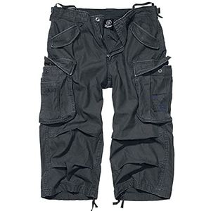 Brandit Industrie 3/4 cargoshorts voor heren, Antraciet, S