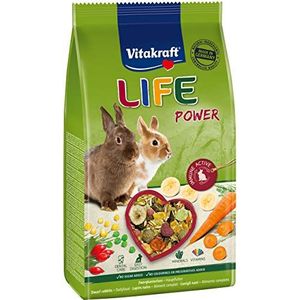 Vitakraft Life Power Dwergkonijnen in vershoudzak, 600 g