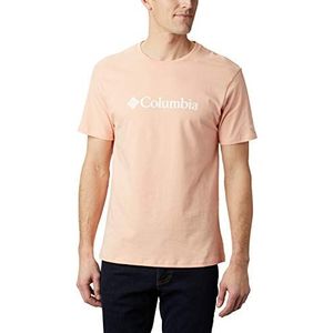 Columbia heren Outdoor wandelhemd met korte mouwen Csc Basic Logo Short Sleeve, lichtkoraal, S