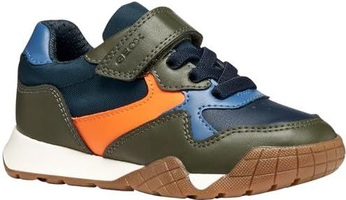 Geox - J RANN-E - Baskets - Kaki - Casual Schoenen