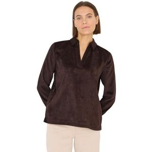 Cecil - Corduroy Blouse - Bruin - Dames