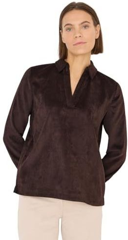 Cecil - Corduroy Blouse - Bruin - Dames