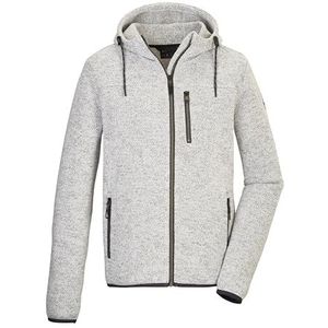 G.I.G.A. DX heren Gebreid fleecejack/fleecejack met capuchon GW 54 MN KNTFLC JCKT, gebrochenes weiss, XXL, 42275-000