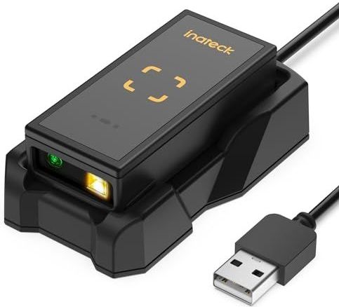 Inateck - BCST-46 - Bluetooth Barcode Scanner - Draadloos - Compact - 1D 2D QR