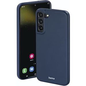 Hama Hoes voor Samsung Galaxy S22 (5G) (telefoonhoes beschermt tegen stoten, krassen en vuil, elegante case van kunstleer) blauw