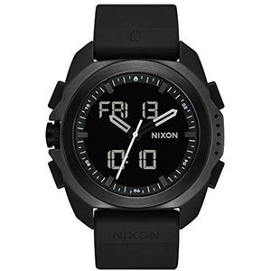 NIXON Ripley Unisex zwart horloge, Zwart, standard size, Strepen