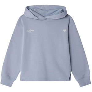 Pepe Jeans - Sweat-shirt Fille Anne - Dazed Blue - 100% Katoen