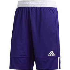 adidas Heren Volwassenen 3G Speed Omkeerbare Shorts, Collegiate Purple/White, L