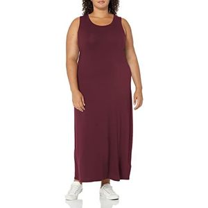 Amazon Essentials Tankjurk voor dames, bordeauxrood, XL
