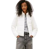 Tommy Jeans Puffer Jacket voor dames, Wit (Ecru), XXS