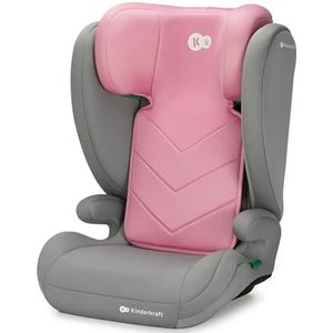 Kinderkraft I-SPARK Baby-autostoeltje i-Size Groep 2/3 100-150 cm, van 3,5 tot 12 jaar, 15 tot 36 kg, licht (4,5 kg), 3-puntsgordel, Zijbescherming, Roze