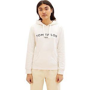 TOM TAILOR Denim Sweatshirt voor dames, 10348 - Gardenia White, XXL