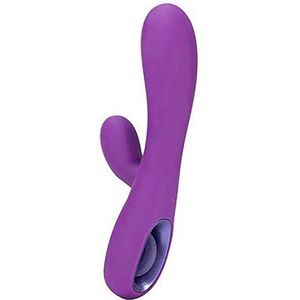 Topco - Ultrazone - oplaadbare siliconen konijnenvibrator met 6 trillingen - violet