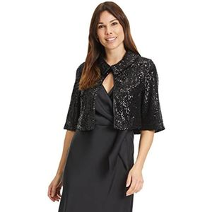 Vera Mont Dames 4648/4160 Blazer, zwart/zwart, 42, zwart/zwart, 42