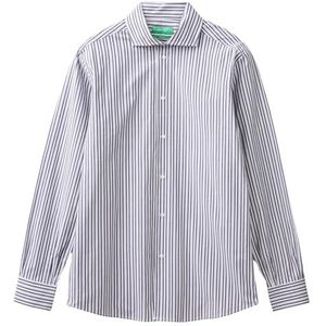 United Colors of Benetton heren overhemd, Blauw, 3XL