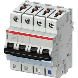 ABB Stroomonderbreker type K, Pol 4 16A 415V SMISSLINE TP DIN-railmontage