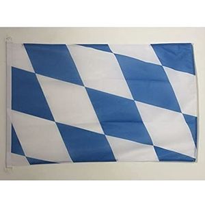 Bavaria nautische vlag 45x30cm - Beierse vlag - Duitsland 30 x 45 cm - AZ VLAG