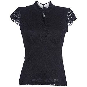 Morgan damesshirt Dentelle DNEMA T-shirt, zwart S