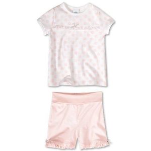 Sanetta Baby - meisjes pyjama (tweedelig), gestippeld 220810, roze (10), 74 cm