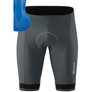 Heren - Fietsbroek - Donkergrijs - 65% Polyamide 35% Elastaan