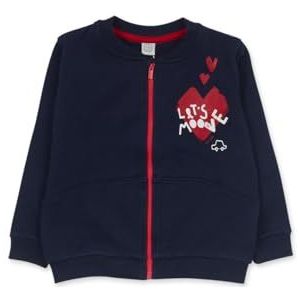 Tuc Tuc Sweatshirt van pluche voor meisjes, kleur navy, collectie Road to Adventure, marineblauw, 6 Maanden