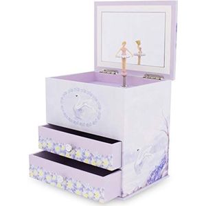 Ulysse 9527 Musical Box Swan Lake (2 laden)