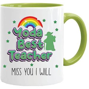 Yoda Best Teacher - Gelicenseerde Koffie Thee Mok & Geschenkdoos Set