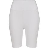 Urban Classics Dames Dames Fietsbroek High Waist Cycle Yoga Shorts, wit, S Slank