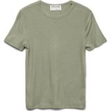 Aware - AWIRWINA - T-shirt - Kaki - Slanke Pasvorm - Kwartmouw