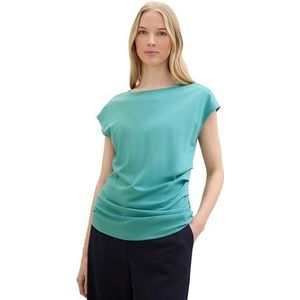 TOM TAILOR T-shirt voor dames, 35272 - Meadow Teal, XL