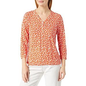 TOM TAILOR Dames T-shirt 1035459, 31119 - Red Floral Design, L