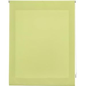 ECOMMERC3 | Transparant en glad rolgordijn, 120 x 250 cm (b x h), afmetingen: stof 117 x 245 cm, eenvoudige montage aan muur of plafond, pistache groen